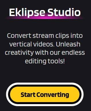 convert option button directing to eklipse studio