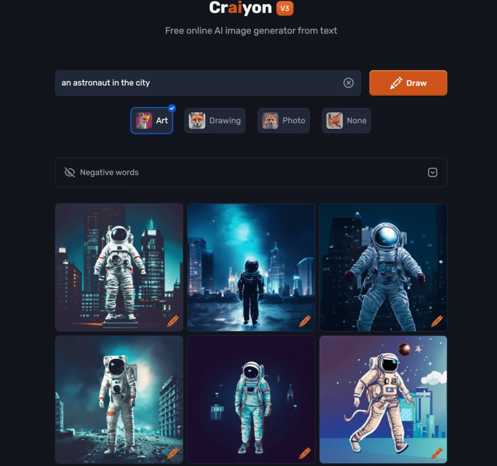 an astronaut in the city