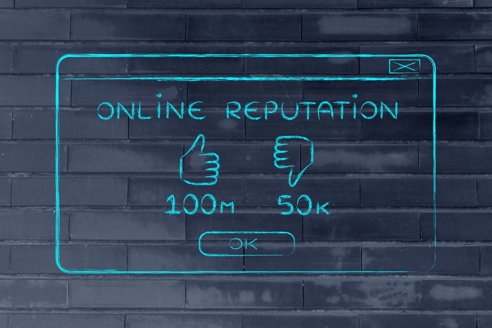 visual representation of online reputation
