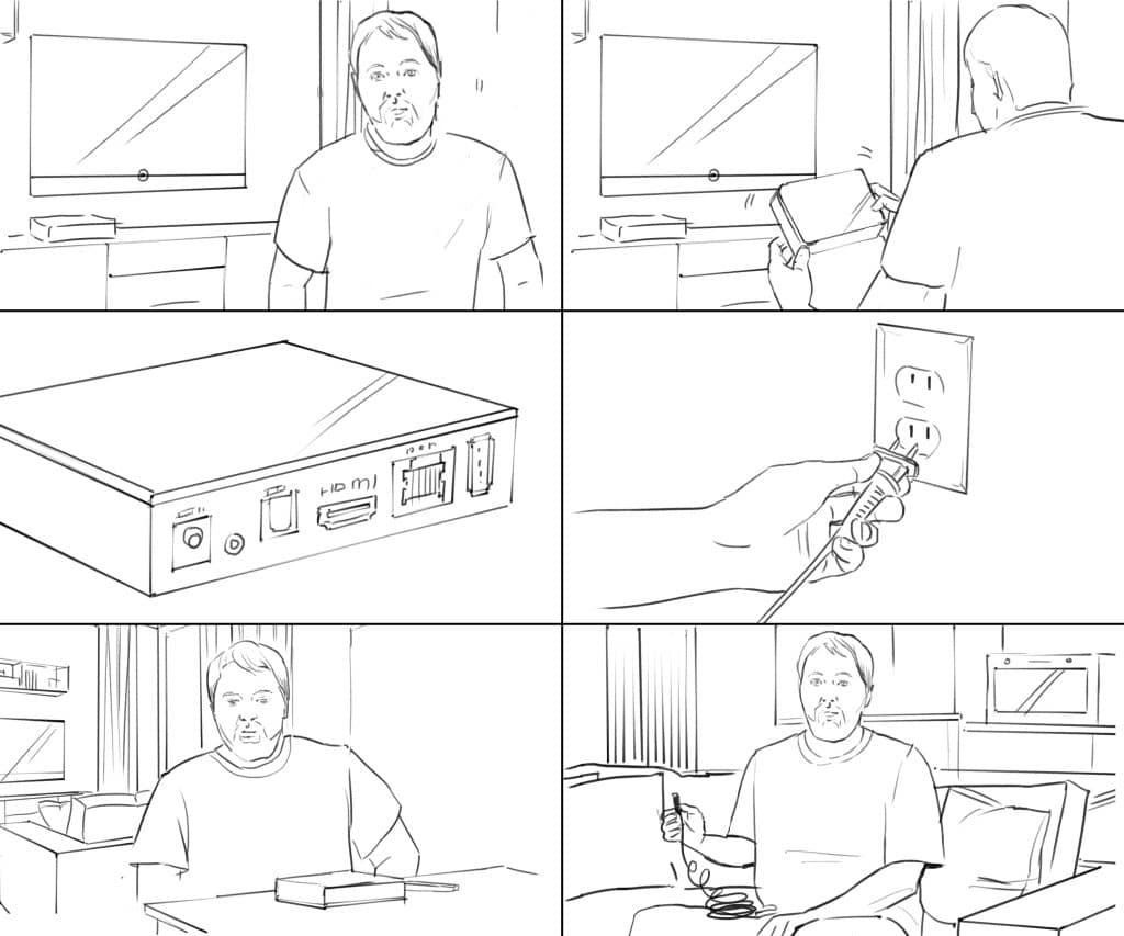 type of storyboard: traditional storyboarding